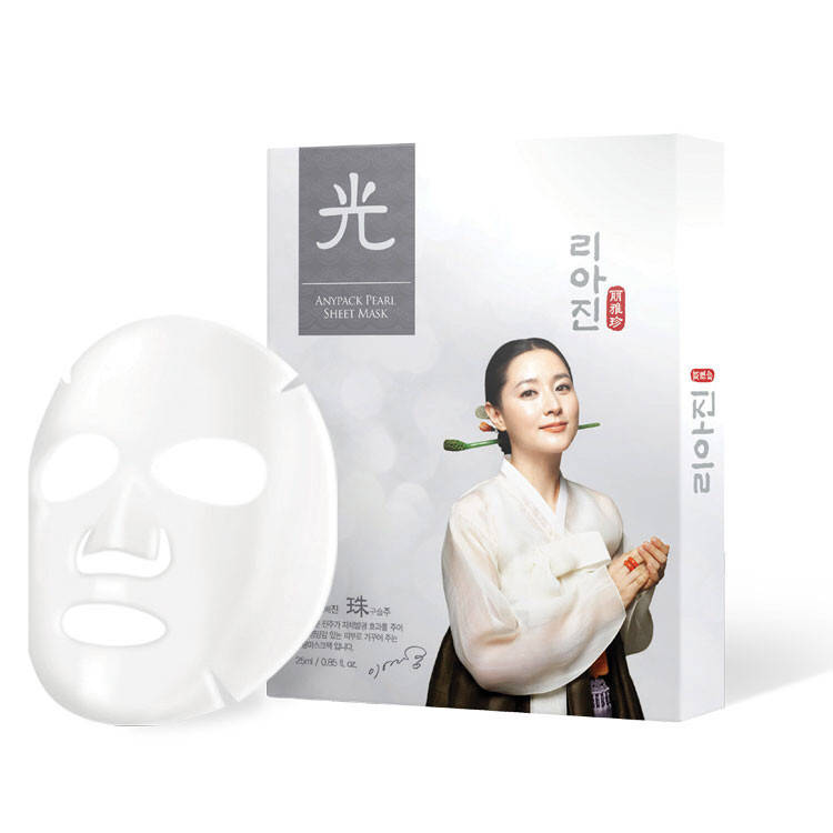 

LYAJIN Pearl Mask восстанавливающая и осветляющая тканевая маска с жемчугом
