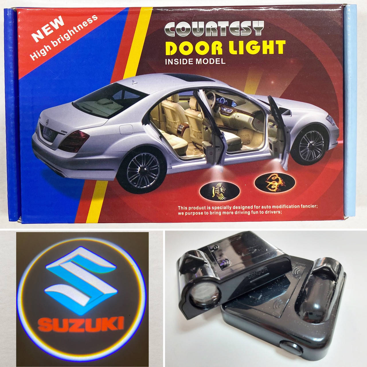 

Логотип подсветка двери Сузуки Lazer door logo light SUZUKI