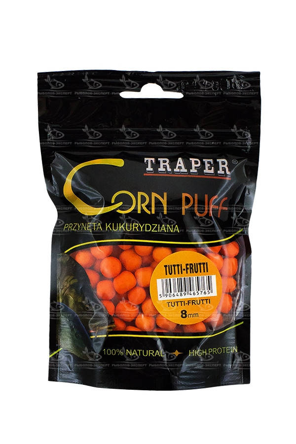 

Вулканизированная кукуруза Traper Corn Puff 8мм 20г Тутти-Фрутти "Оригинал"