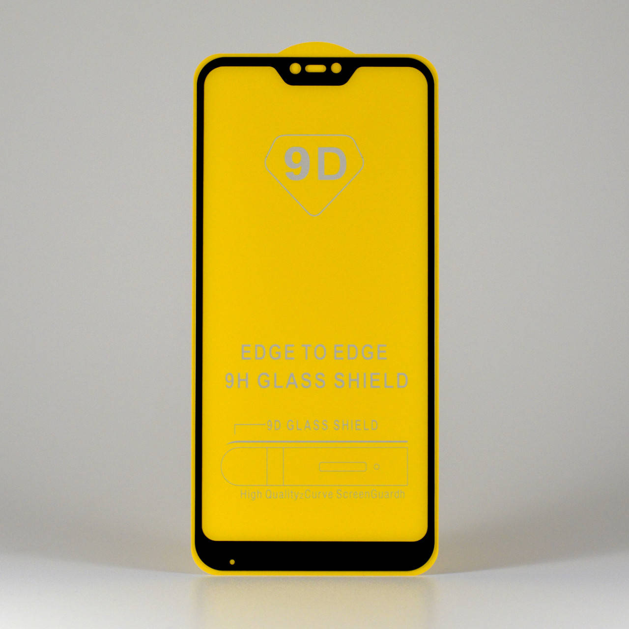 

Защитное стекло на Xiaomi Mi A2 lite клей по всей поверхности, Черный