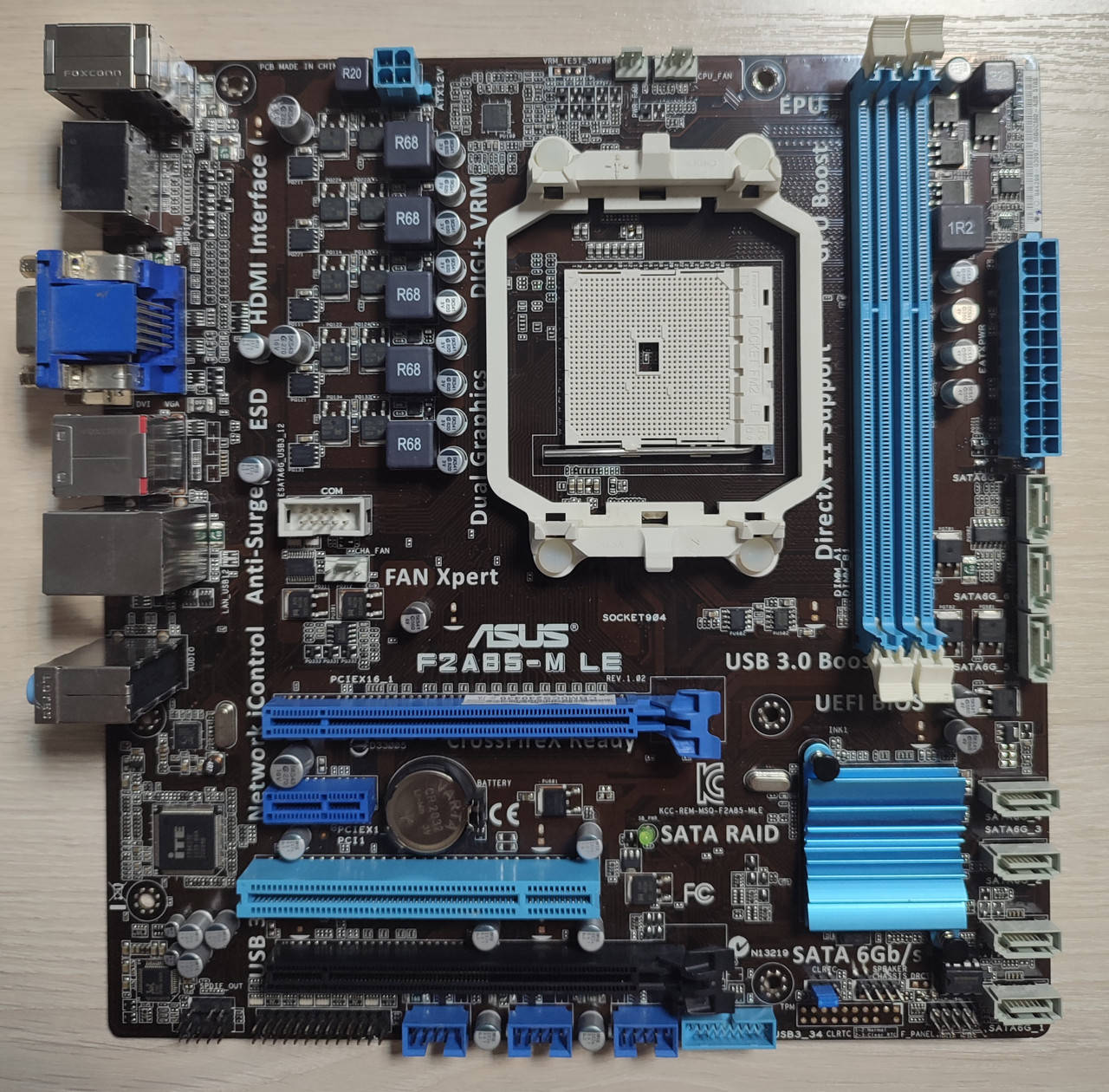 

Материнская плата FM2 Asus F2A85-M LE б/у