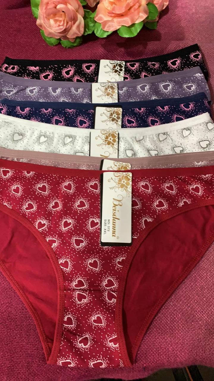 

Женские натуральные трусики L.XL.2XLсредняя посадка, Разные цвета