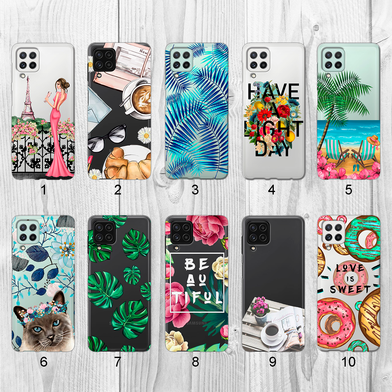 

Силиконовый чехол с рисунком для Samsung Galaxy A22 4G A225 (new collection)