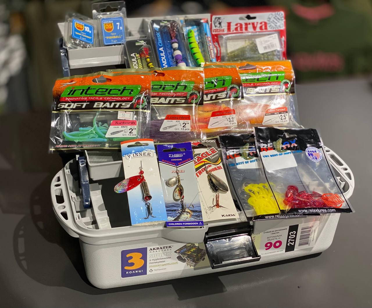 

Набор снастей для рыбалки большой "Щука, Судак, Окунь"