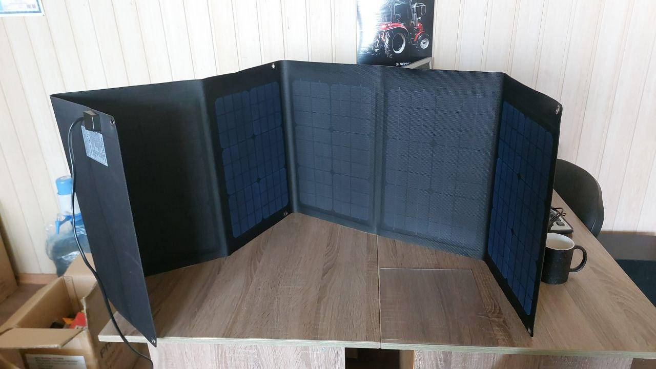 

Солнечная панель складная водонепроницаемая на 100w