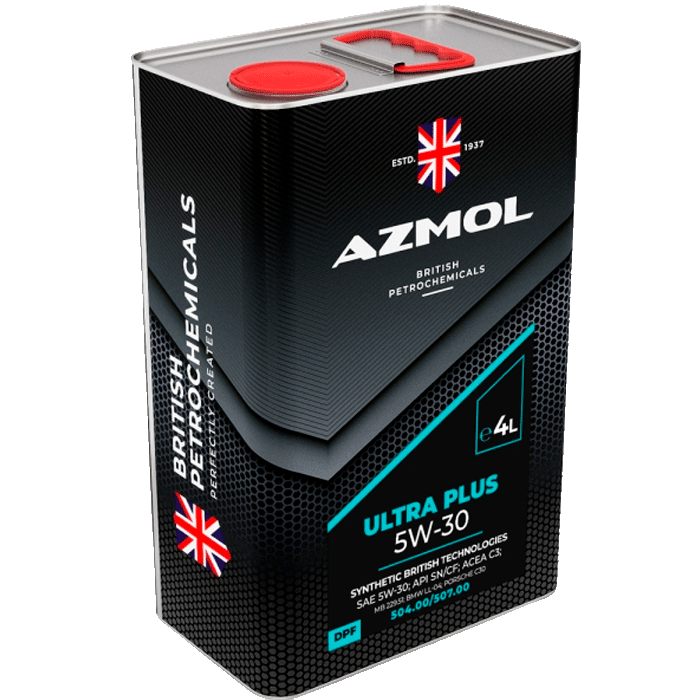 

Масло моторное AZMOL Ultra Plus 5W-30 4л (металл)