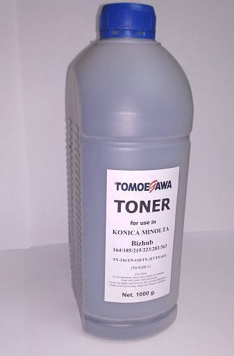 

Тонер KONICA-MINOLTA TN-116 / TN-118 / TN-217 / TN-414 для Bizhub 164/185/215/223/226/363 (1000 г.) Tomoegawa