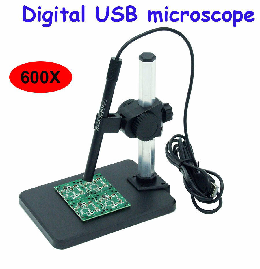 

Портативный цифровой USB микроскоп B006 HD на штативе