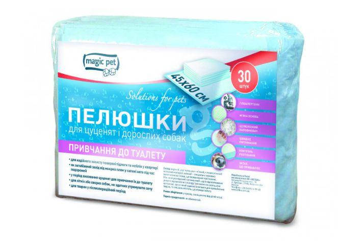 

Пеленки для собак и щенков Magic Pet 45*60 см 30шт/упаковка ежедневные гипоаллергенные