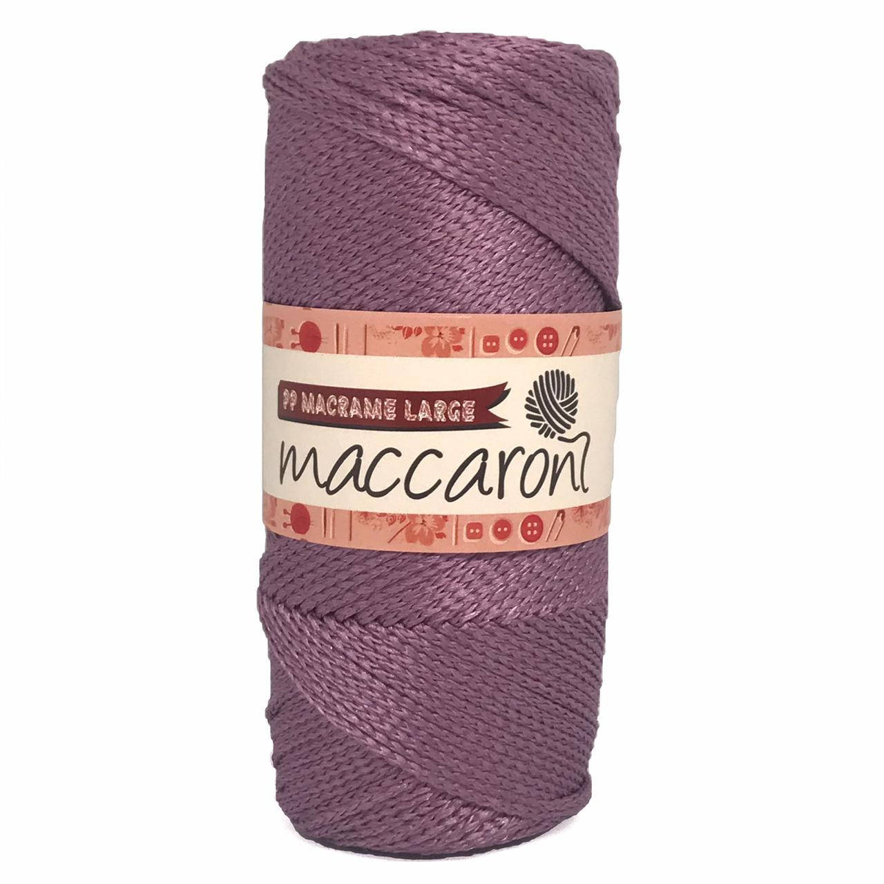 

Полипропиленовый шнур PP Macrame Large Maccaroni, 3 мм ,темно-сиреневый