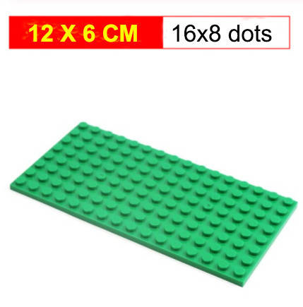 

Базова пластина для ЛЕГО, LEGO поле 12х6 см (зеленый), Зелёный