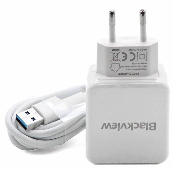 

Зарядное устройство и кабель micro USB для Blackview, Белый