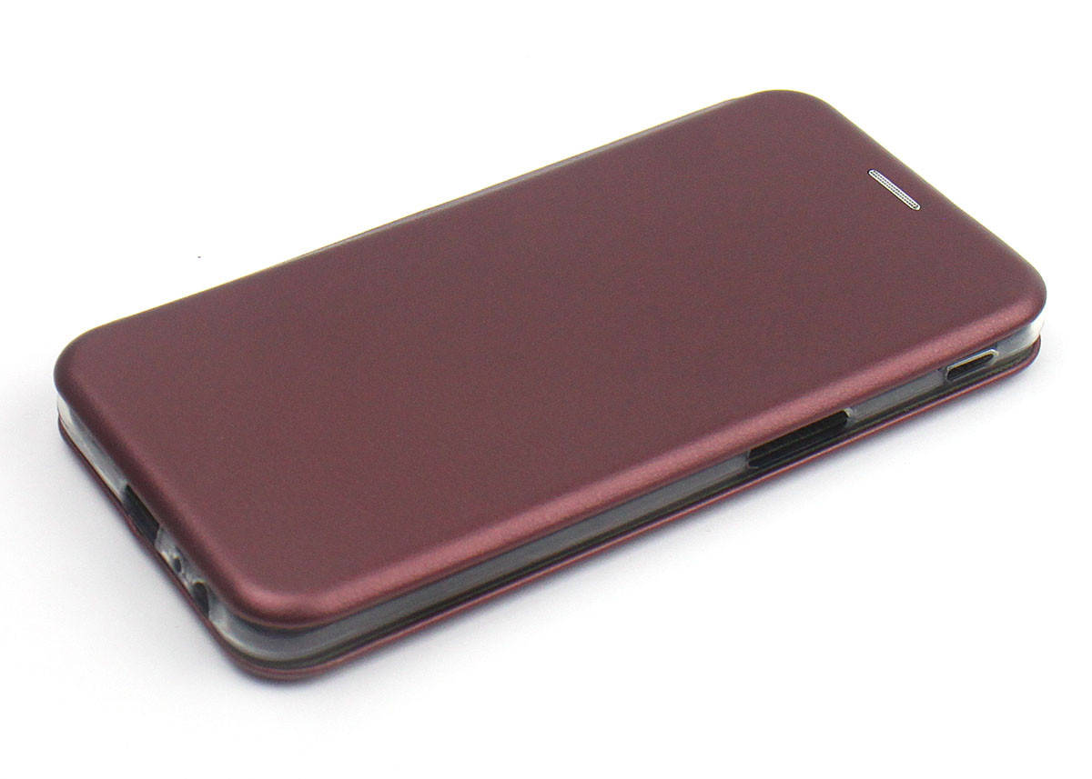 

Чехол книжка Level для Samsung Galaxy J6 Plus J610 Экокожа Бордовый