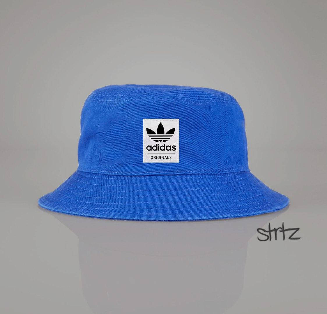 

Модная синяя панама Adidas