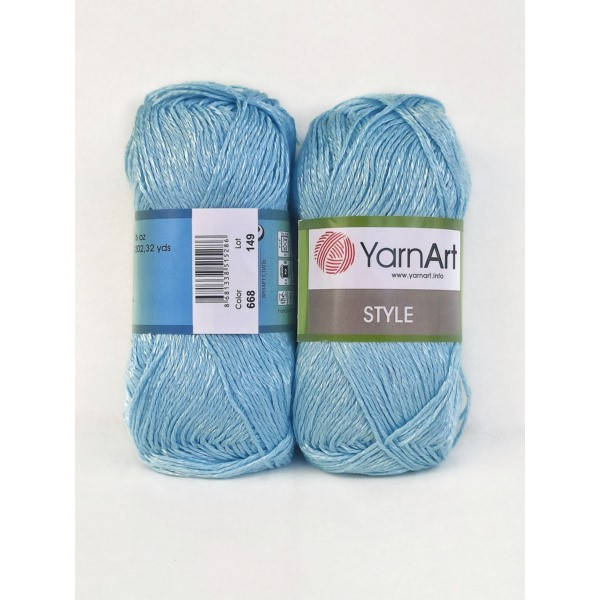 

YarnArt Style - 668 голубой
