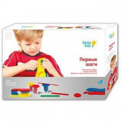 

Пластилин набор для детской лепки "Первые шаги"(TA1027)