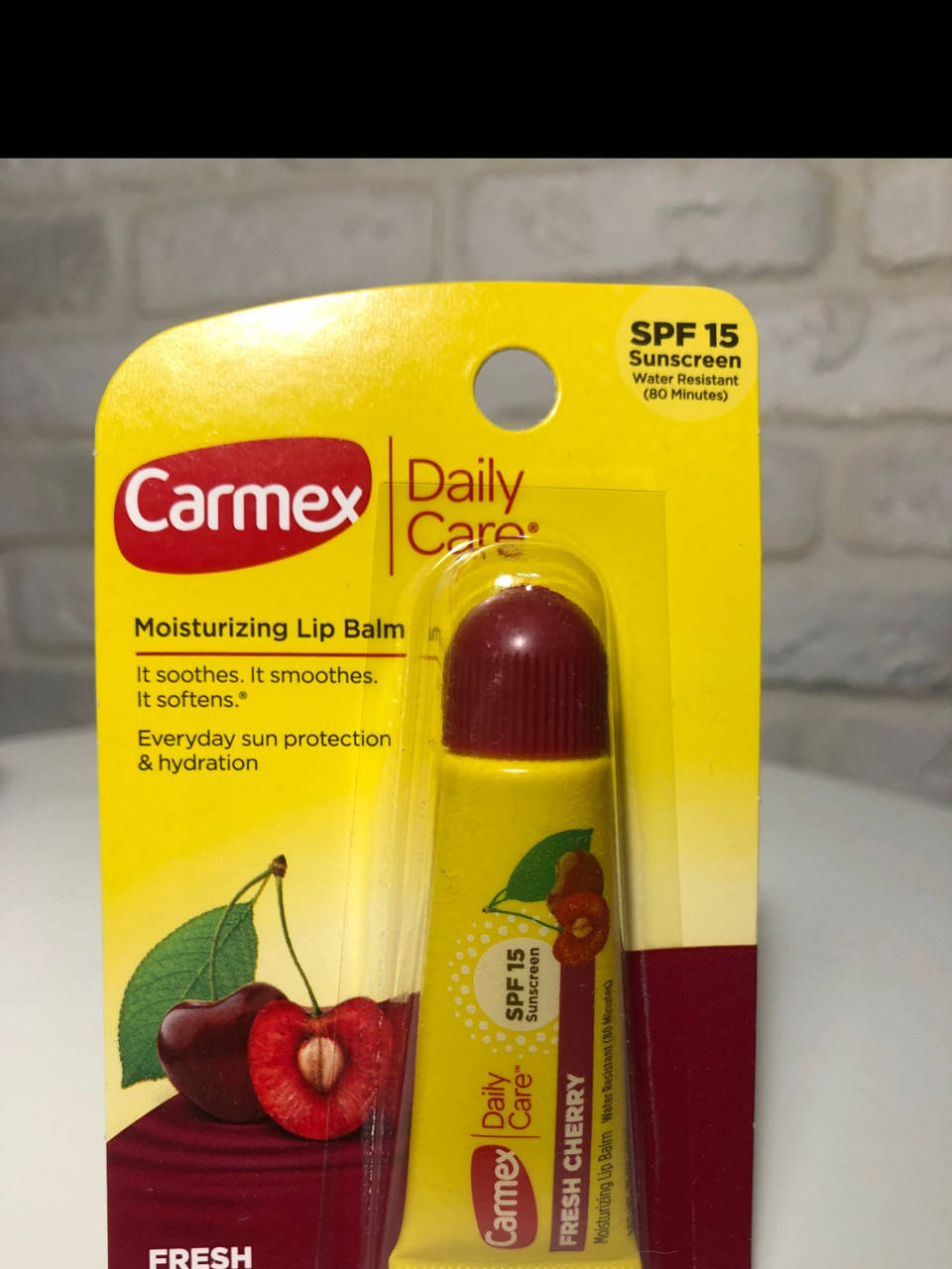 

Увлажняющий бальзам для губ Carmex, вишня, SPF15