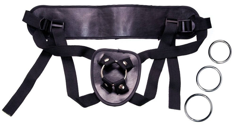 

Трусики для страпона Universal Harness PU Leather, кольца: 4 см, 5 см, 6 см, Черный
