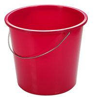 

Ведро 10л с металлической ручкой