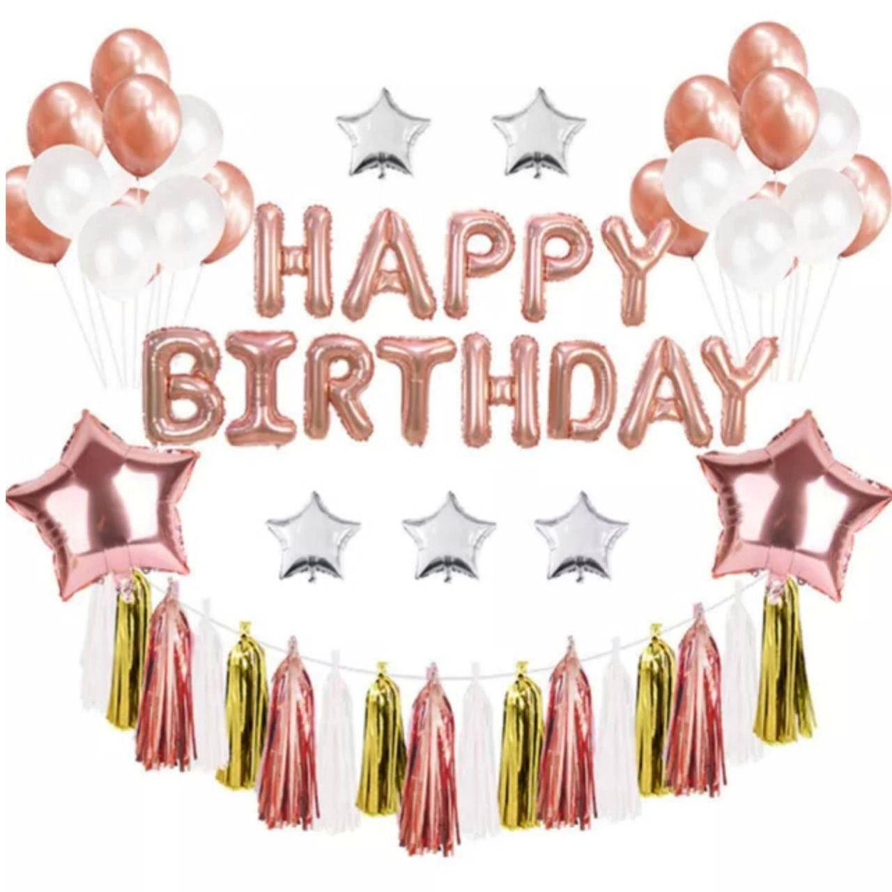 

Фотозона из шаров Звездный Путь Розовое Золото | Для девочки