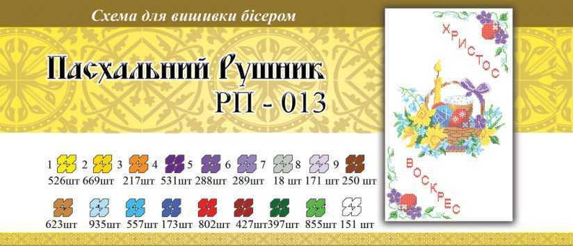 

Рушнык пасхальный ПР 013