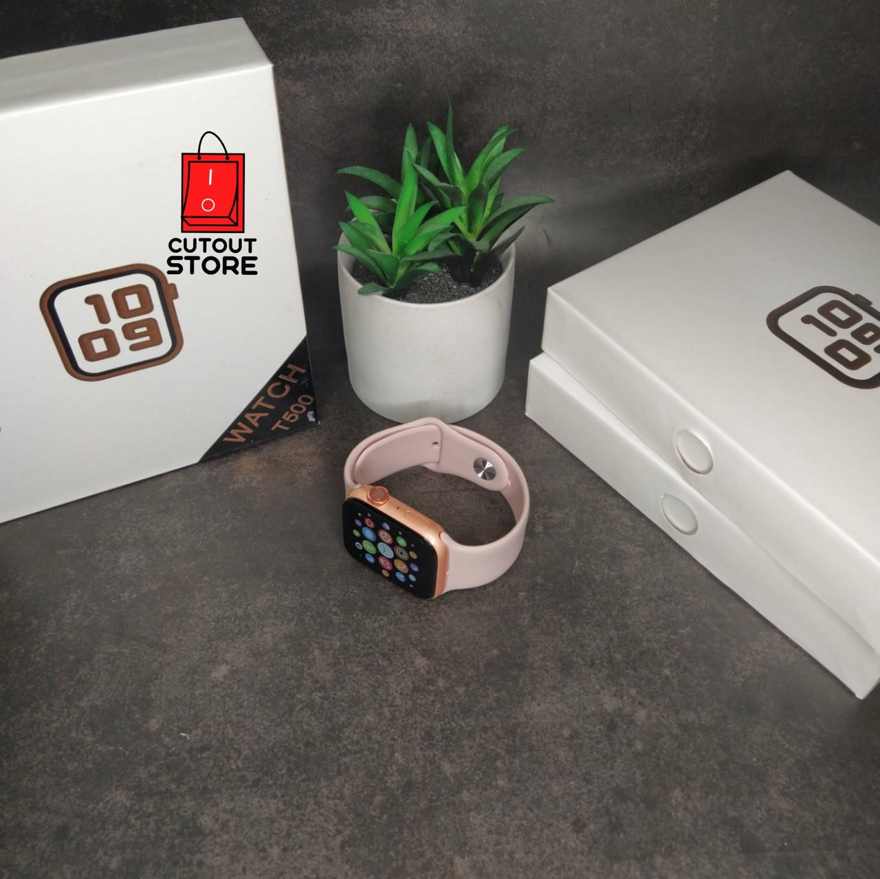 

Умные часы Smart Watch T500. Pink.