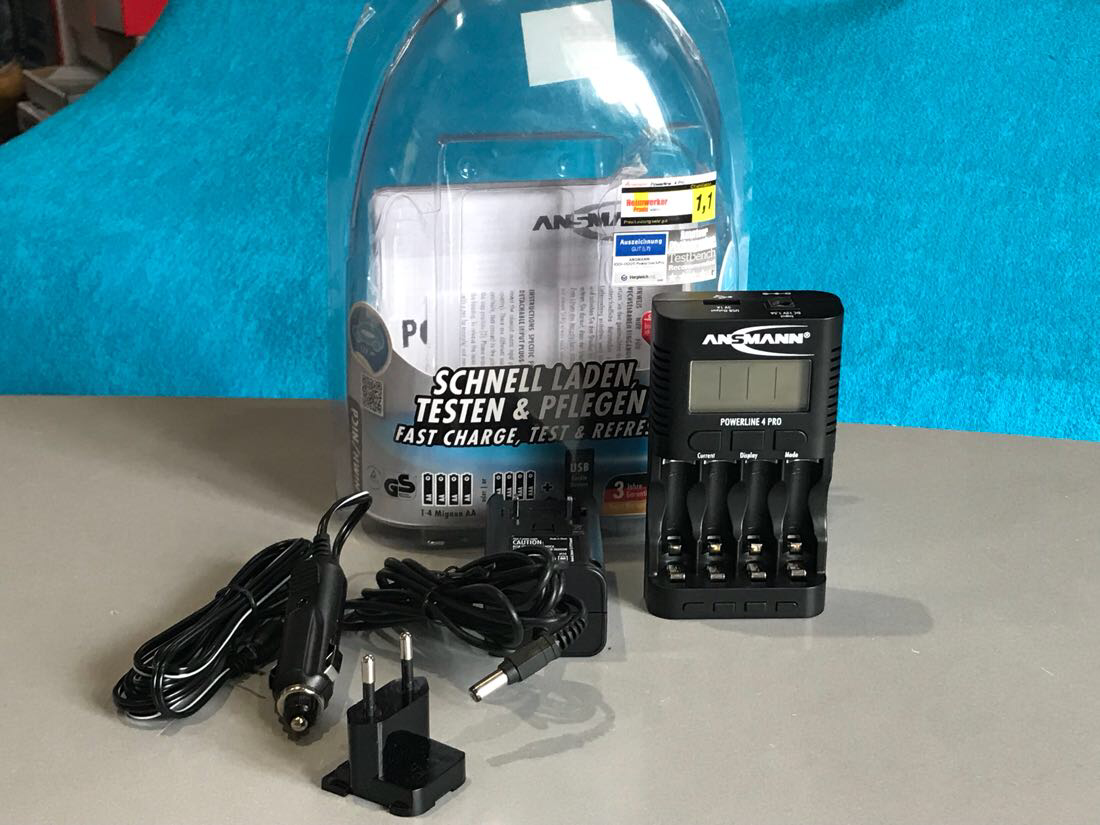 

Зарядное устройство для аккумуляторов AA/AAA Ansmann PowerLine 4 Pro