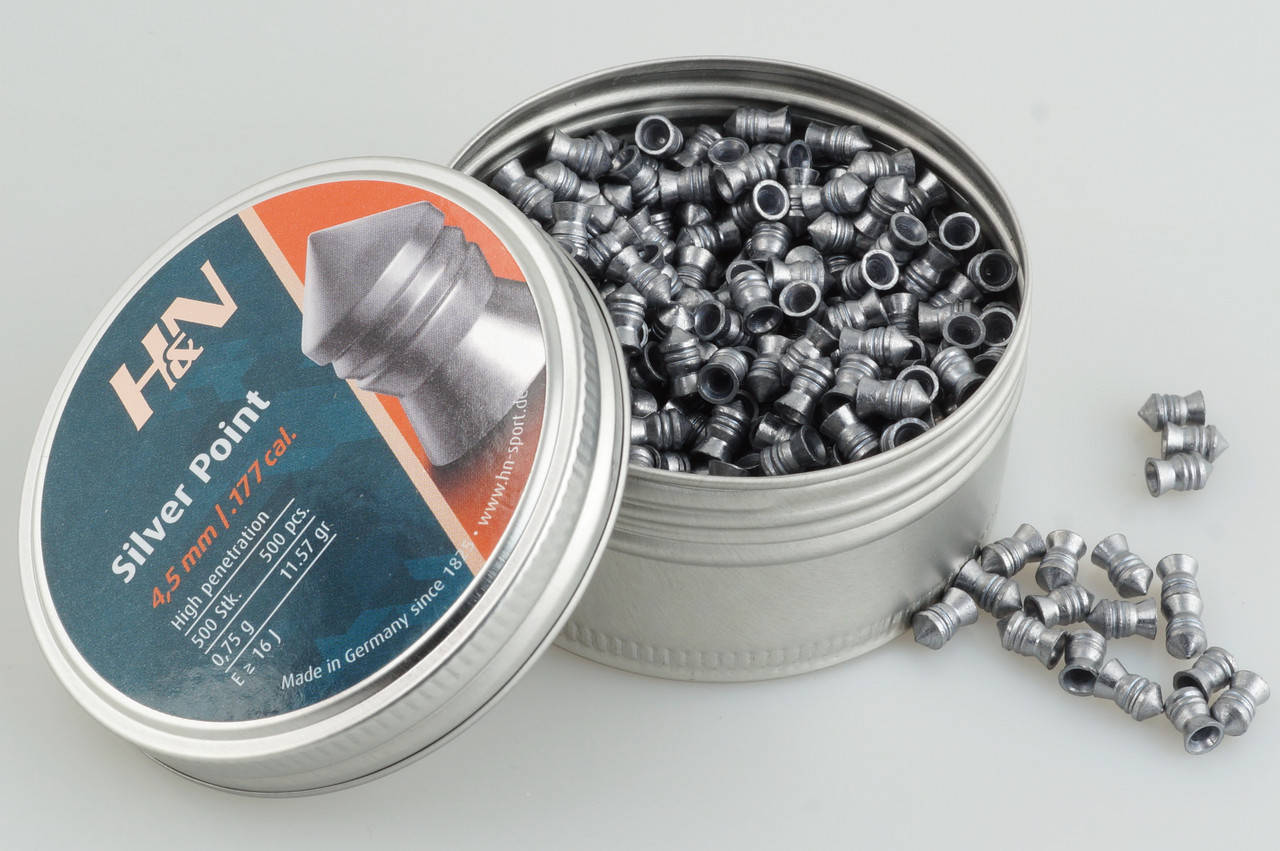 

Свинцовые пули H&N Silver Point (0.75г, 500 шт)