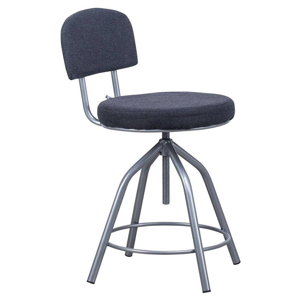 

Стул для кассира каркас алюм ткань А-02 (AMF-ТМ), Черный