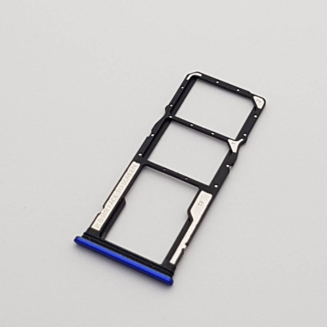 

Сим лоток Xiaomi Redmi 9 сирень Сервисный оригинал с разборки, Разные цвета