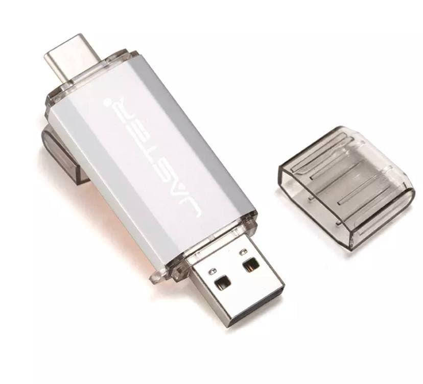 

Флеш память 32гб USB 3.0 Flash Drive 32Gb JASTER TYPE-C серый