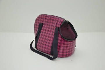 

Сумка переноска для котов и собак Мимоза малиновая №1 220х420х310, Малиновый