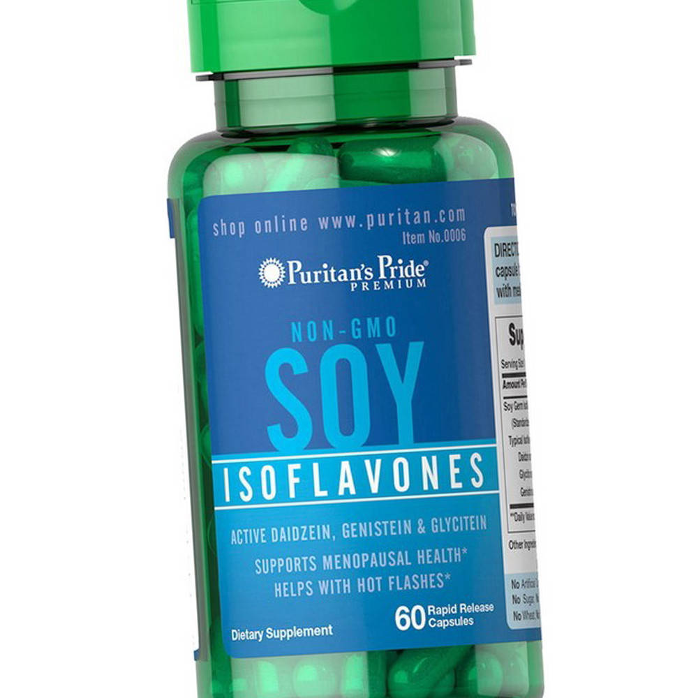 

Изофлавоны сои Puritan's Pride Soy Isoflavones 100 гелевых капсул