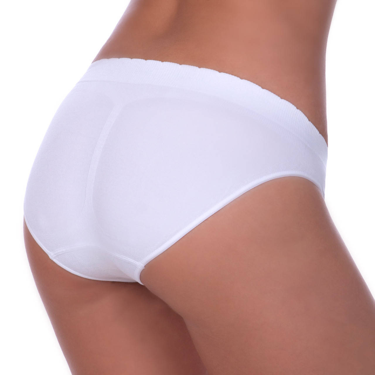 

Женские бесшовные трусики Milena слипы M/L, Белый