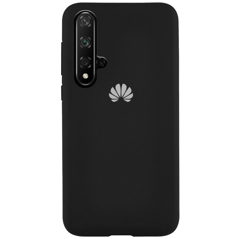 

Силиконовый чехол Silicone Cover на телефон Huawei Honor 20 / Хонор 20, Черный