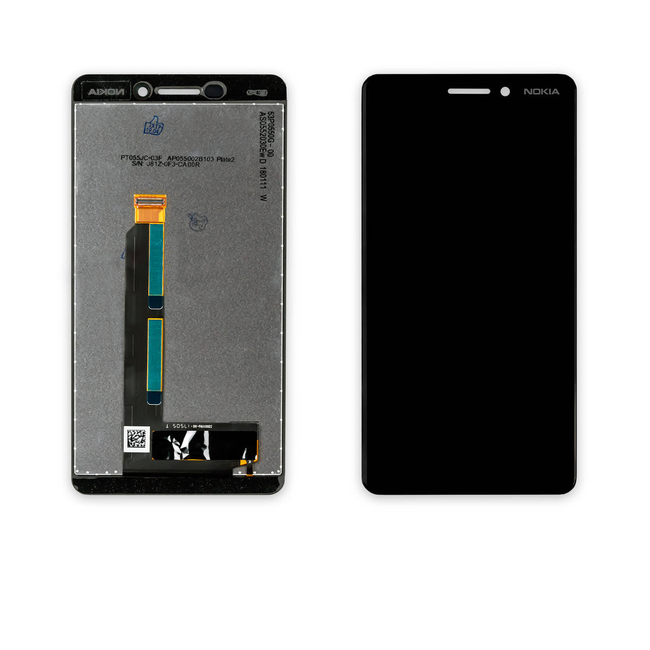 

Дисплей NOKIA 6.1 Dual Sim (TA-1043) с черным тачскрином, Черный