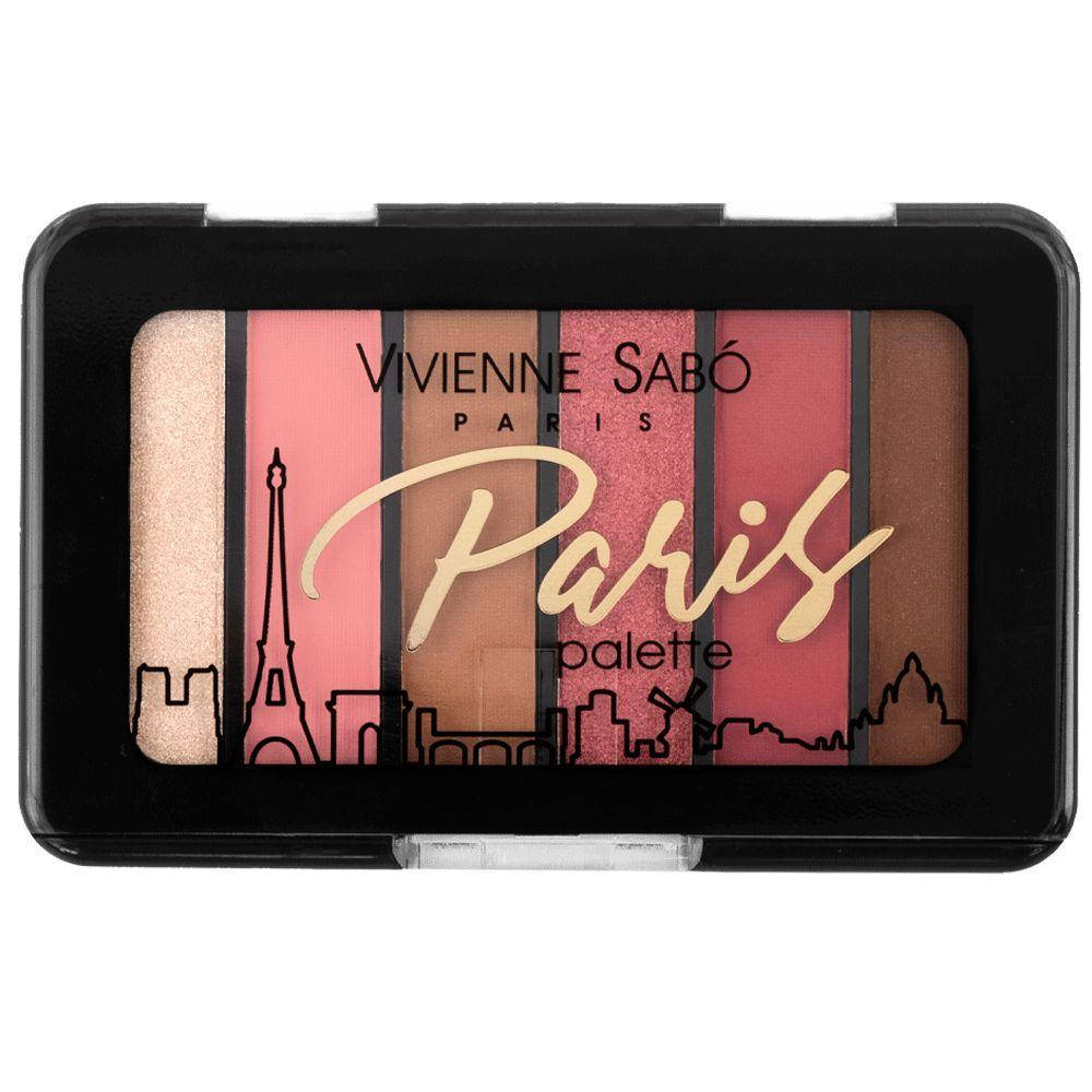 

Палетка теней для век Vivienne Sabo PARIS (6 цветов) - №4