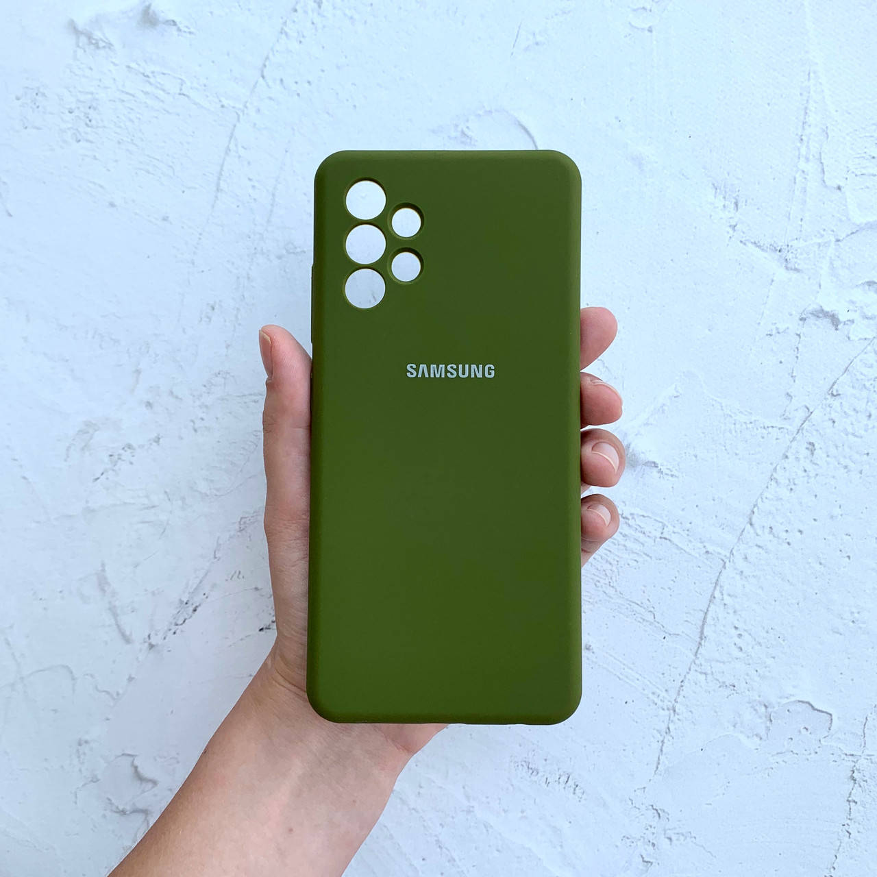 

Чехол на Samsung Galaxy A32 4G Silicone Case зеленый силиконовый / для Самсунг Гелекси А32, Зелёный