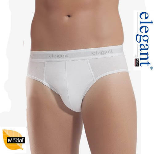 

Мужские трусы слип Elegant Y-1951 модал Белый, XL