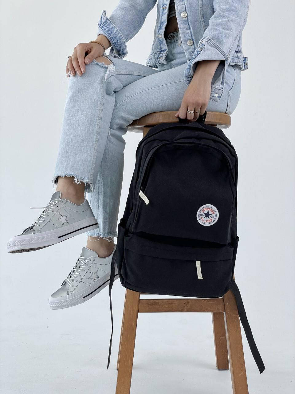 

Рюкзак converse all star черного цвета, Черный