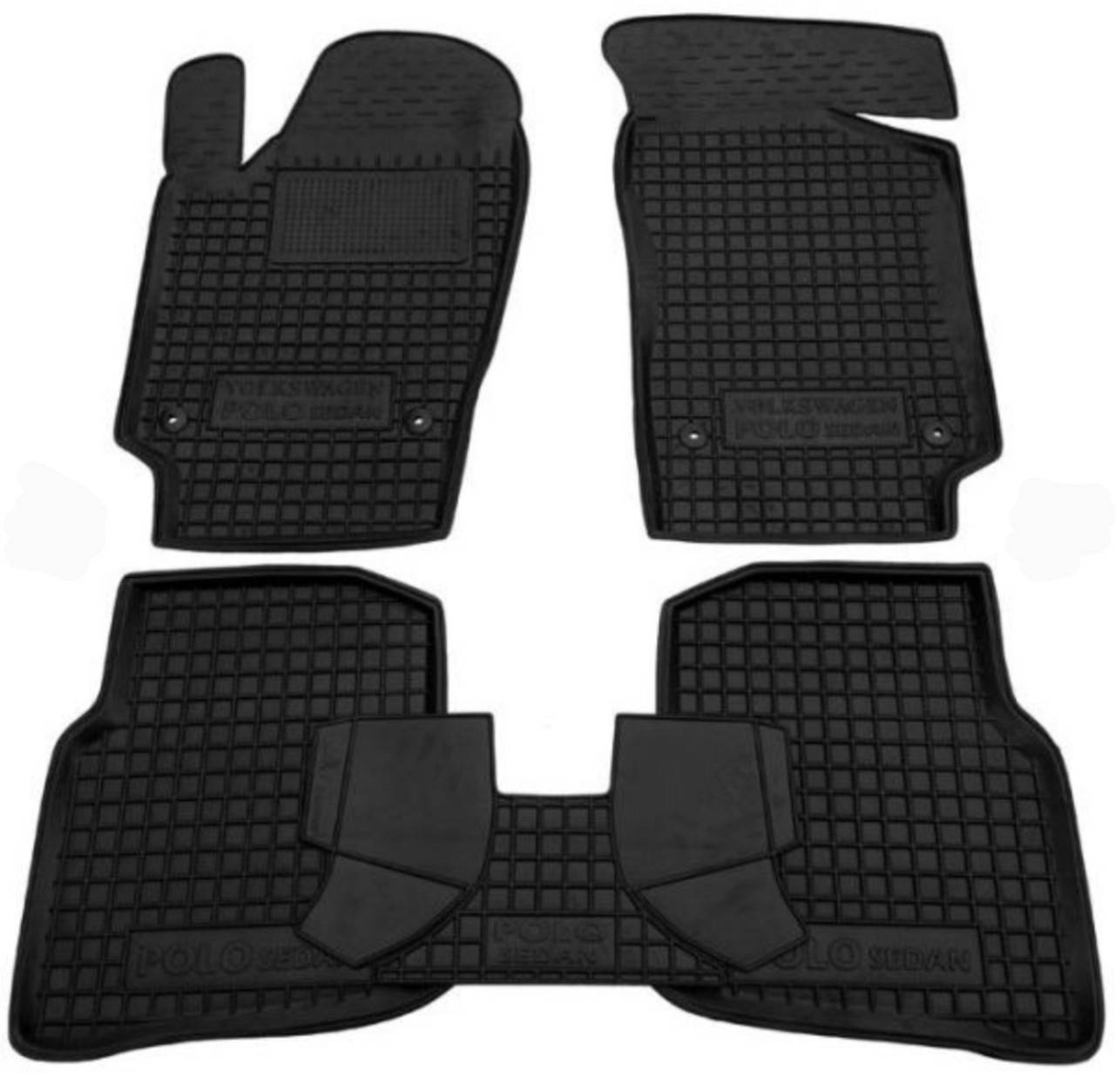 

Коврики в салон автомобиля AVTO-Gumm для Volkswagen Polo sedan (2010>), Черный
