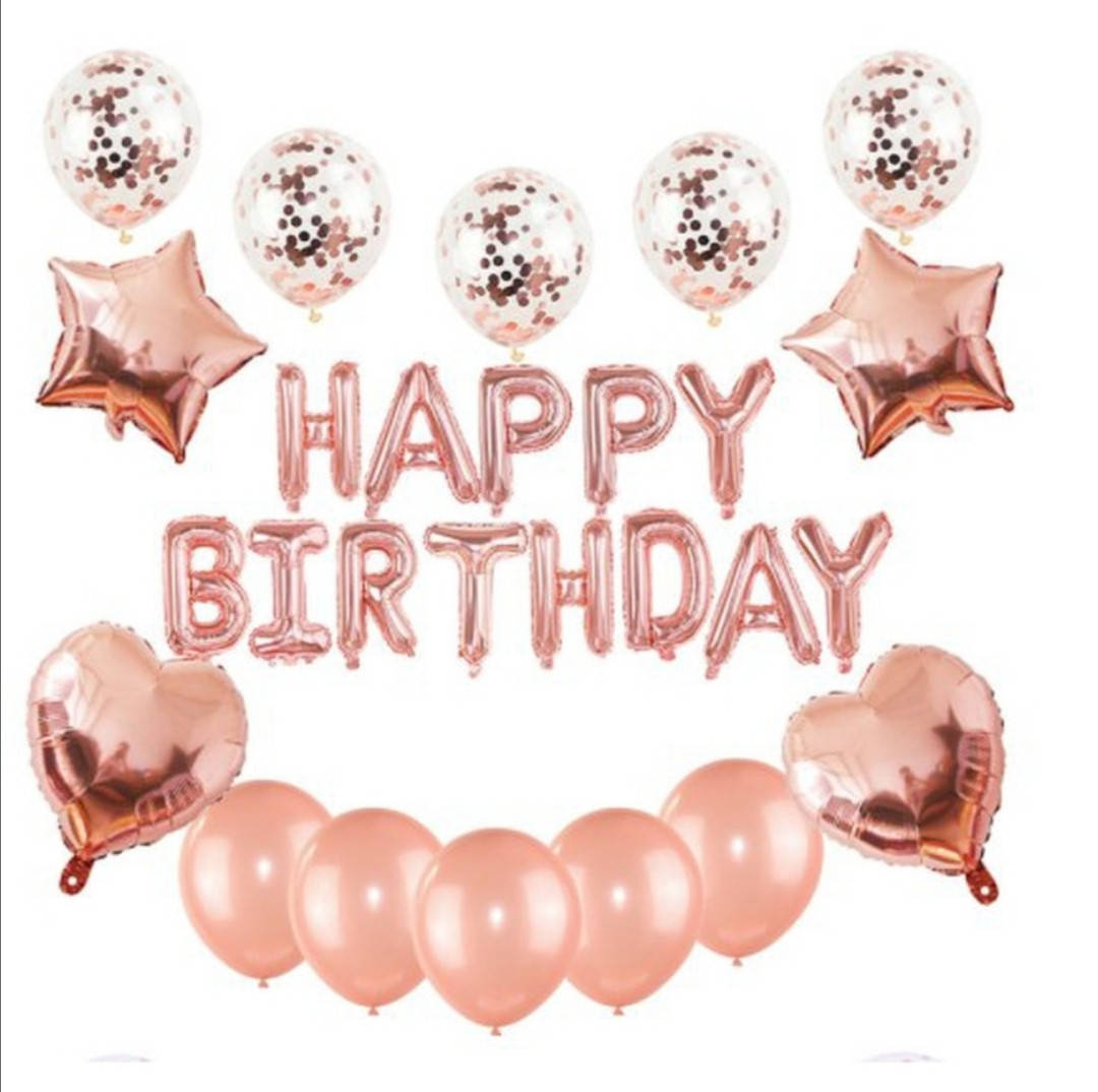 

Набор воздушных шаров на День Рождения Happy Birthday 1046