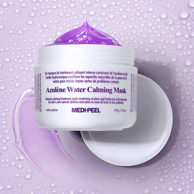 

Успокаивающая и увлажняющая маска для лица с азуленом MEDI-PEEL Azulene Water Calming Mask 150гр