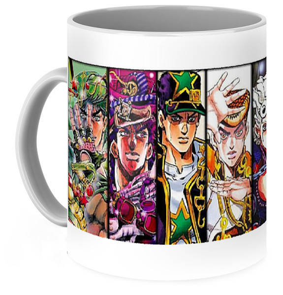 

Кружка GeekLand Невероятные приключения ДжоДжо JoJo's Bizarre Adventure JJ 02.01, Белый