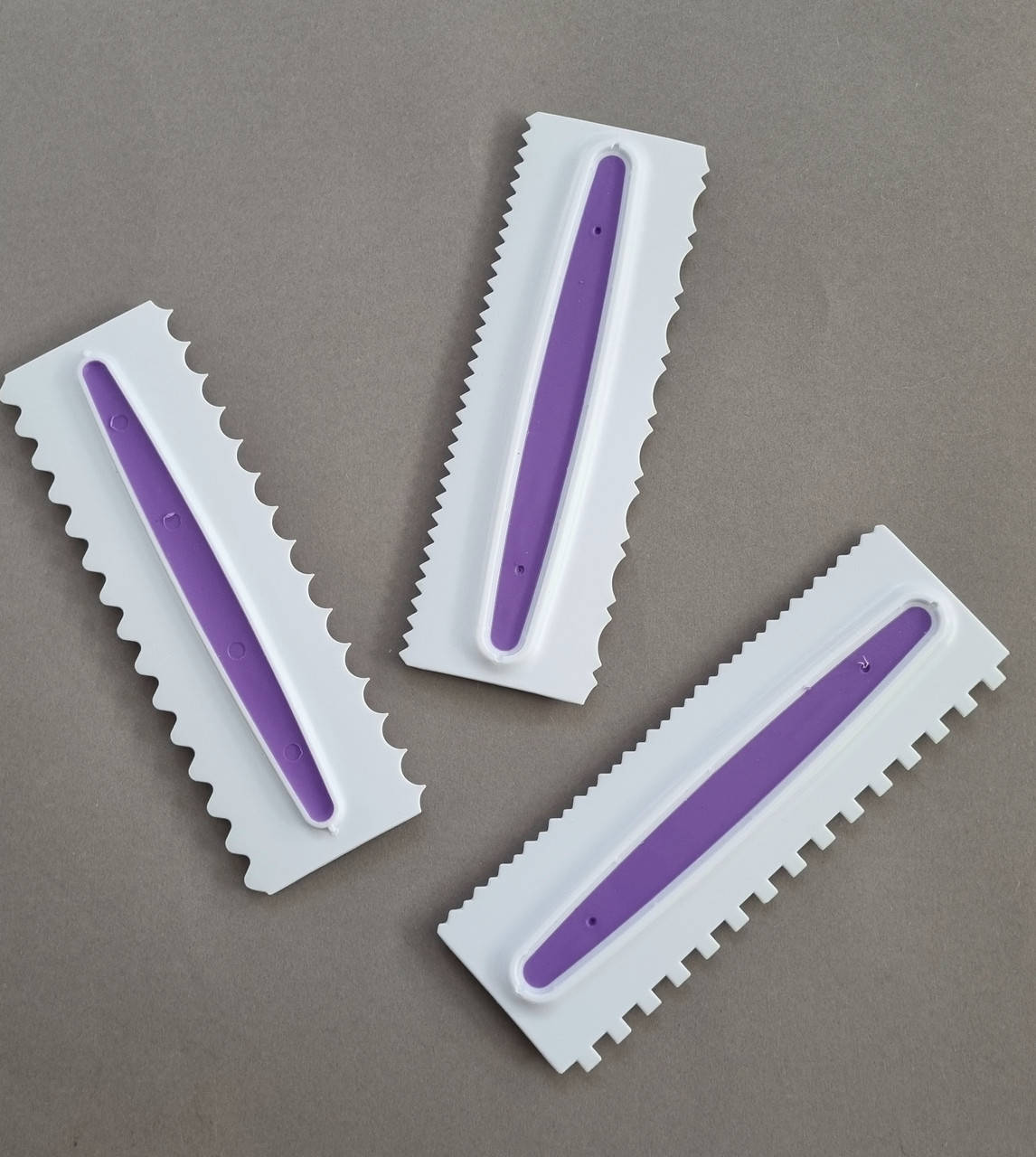 

Набор шпателей кондитерских текстурных с зубчиками