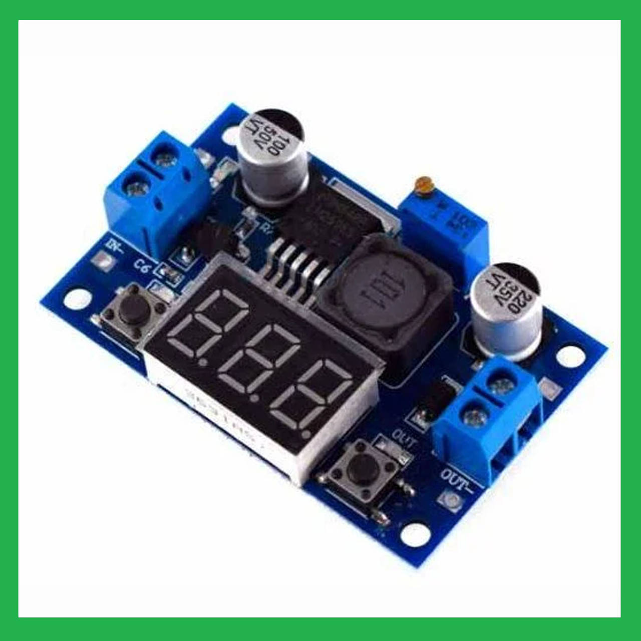 

Понижающий преобразователь DC-DC с вольтметром (от 4,2-40 В до 1,25-37 В)