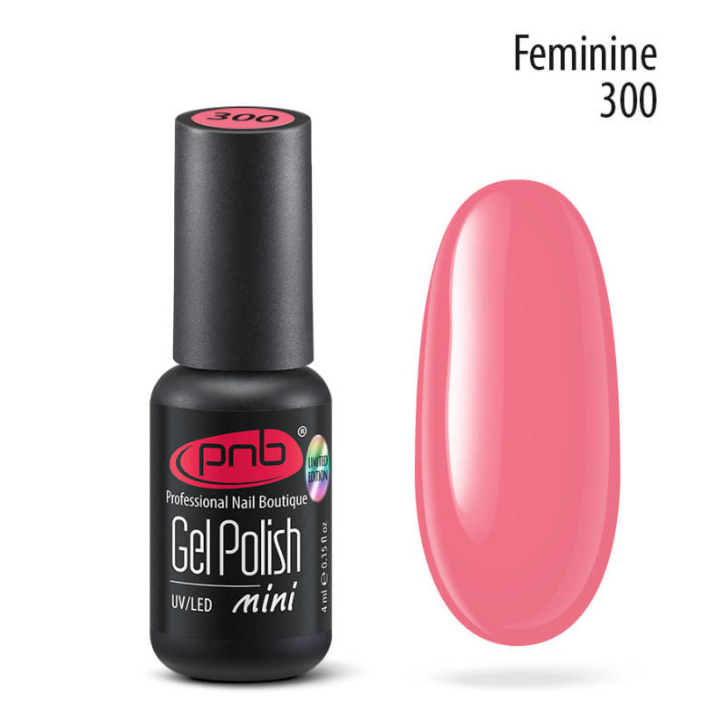 

Гель-лак для ногтей PNB Gel Nail Polish Mini №300 Feminine 4 мл (16318Gu)