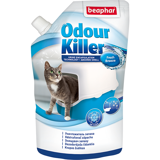 

Уничтожитель запаха для кошачьих туалетов Beaphar Odour killer 400 мл