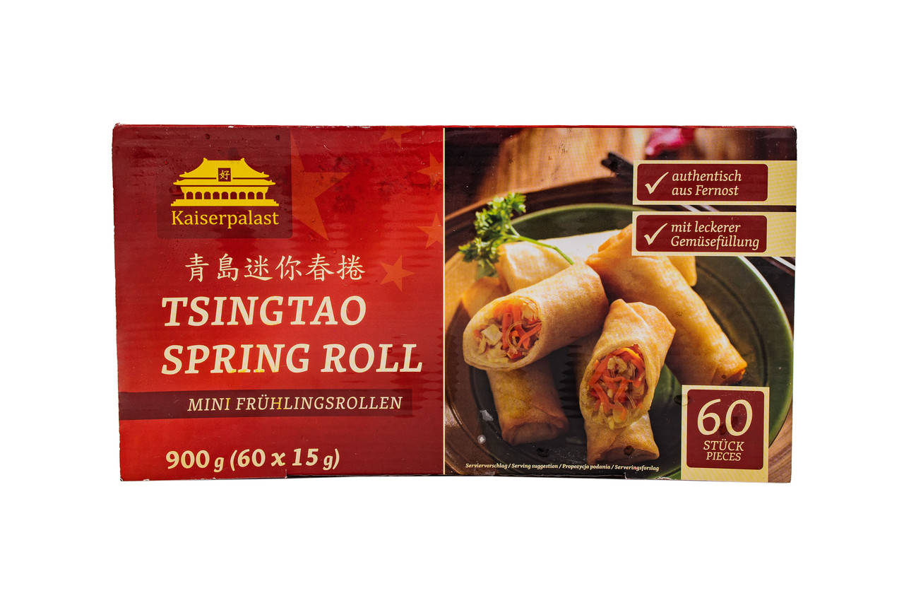 

Спринг-роллы мини Tsingtao с овощами Kaiserpalast 900 г (60 х 15г)