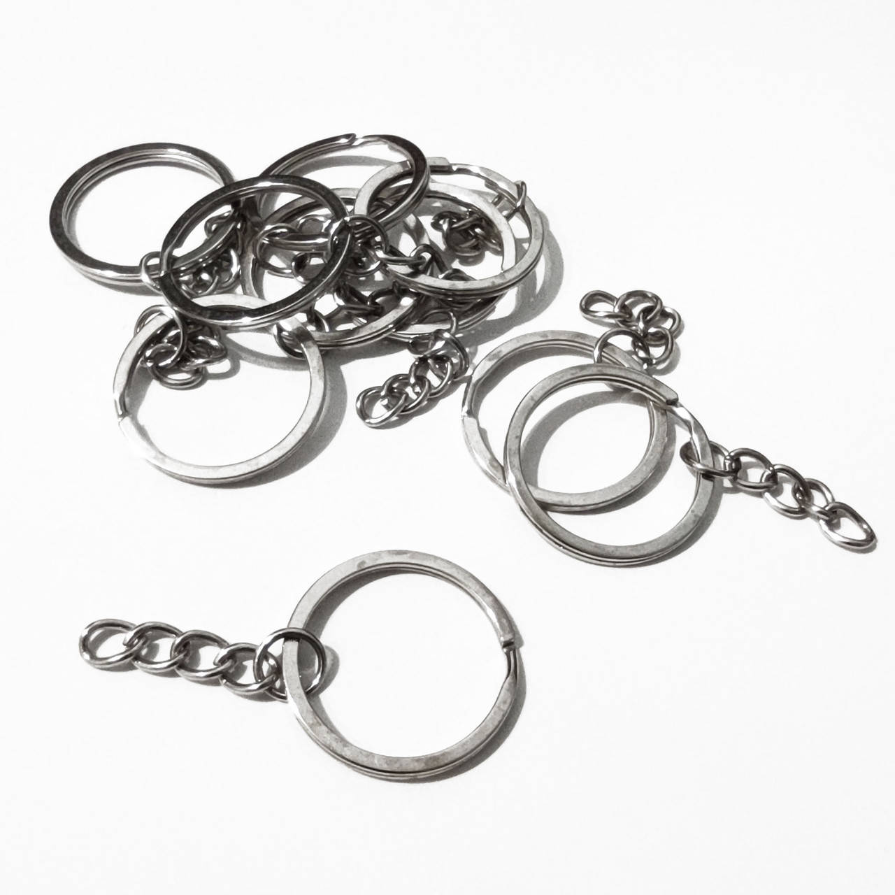 

Кольцо для брелка под сталь 3 см плоское